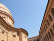 detail of the center of the old charity, marseille, south of fra