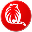 red icon with symbol of cat