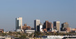 phoenix downtown panorama, az