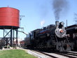 Photo: steam engine at water tank steam engine at water tank