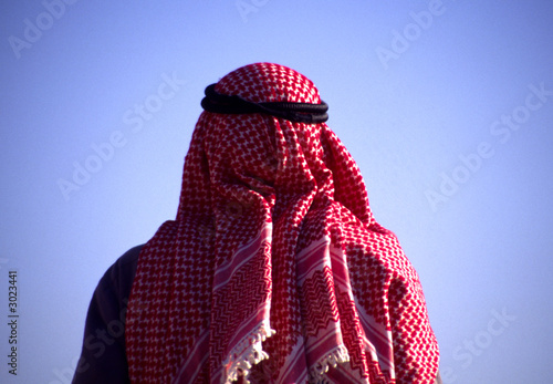 Photo: arab man with head scarf arab man with head scarf