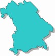 karte bayern / map bavaria / carte bavière karte bayern / map bavaria / carte bavière