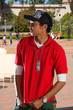 young man standing outside