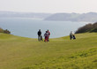 golfpálya és a golfozók
