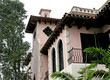 pink and white hacienda