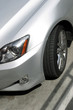 silver sporty car