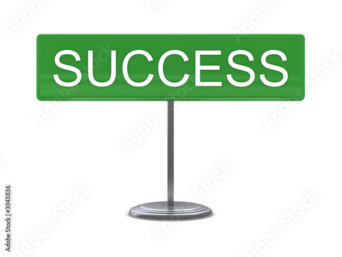 Photo: sign - success sign - success