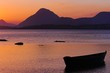 brazilian river sunset