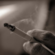 smoking in silence
