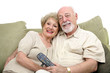 seniors enjoying television