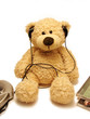 teddy-bear listening music