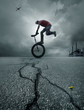  boy on a bike