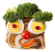 smiling food face smiling food face