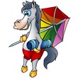 horse on the beach