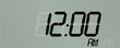 digitial clock face illustration