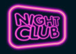 night club neon sign night club neon sign