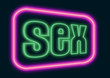 sex neon sign