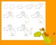 how to draw a funky little green horse