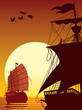 sailing to the sun
