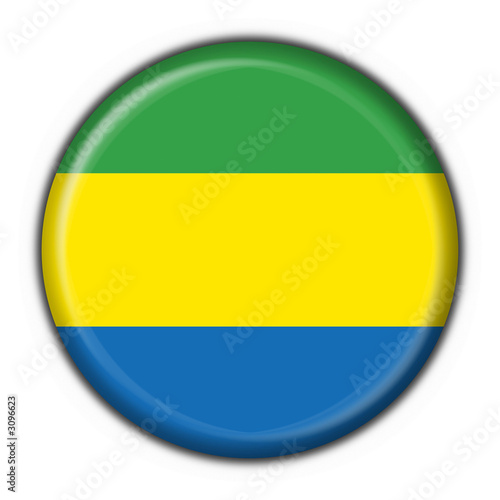 bottone bandiera gabon button flag