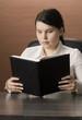 busineswoman reading