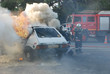 voiture en feu