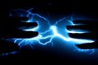two hands connected by a bolt of electricity two hands connected by a bolt of electricity