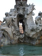 la fontana dei quattro fiumi