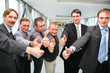 businessteam with fingers ok