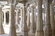 column of marble of a jain temple, ranakpur, india column of marble of a jain temple, ranakpur, india