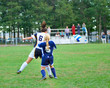 aggressive soccer