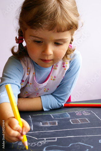 Photo: drawing house drawing house