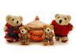 family of teddy-bears