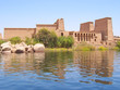 philae egyptian temple on an island on the nil, assouan, egypt