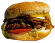 hamburger with the lot