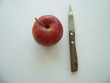 pomme et couteau