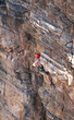 sport lead climbing