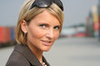 business frau auf reise