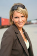business frau auf reise