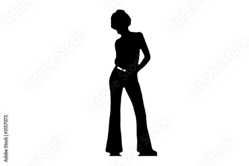 Foto: frau silhouette schwarz frau silhouette schwarz