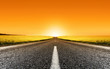 canola road sunset