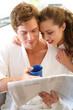 young couple in their kitchen
