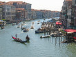 condolas on a the main water canal, venice, italia condolas on a the main water canal, venice, italia