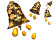chocolate easter bells dropping eggs chocolate easter bells dropping eggs