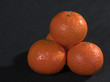 pyramid from tangerines