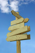 blank signpost
