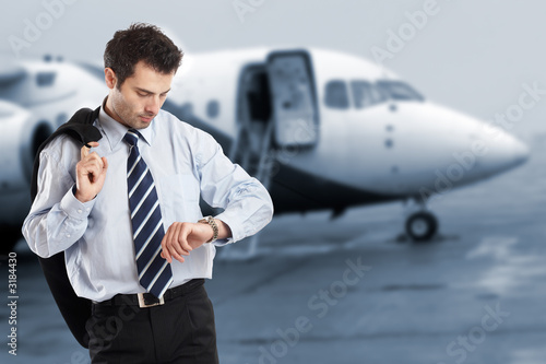 busy businessman