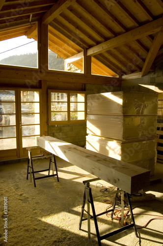 chalet en construction chalet en construction