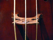 chevalet de contrebasse.