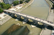  areal view of the stone bridge on vardar river